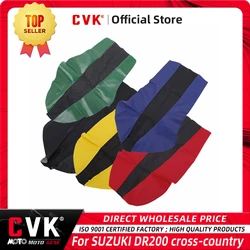 CVK Dirt bike Dirt Motorcycle PU Leather New Replace Seat Cushion Water Proof Seat Cover Repair For SUZUKI DR200 cross-country
