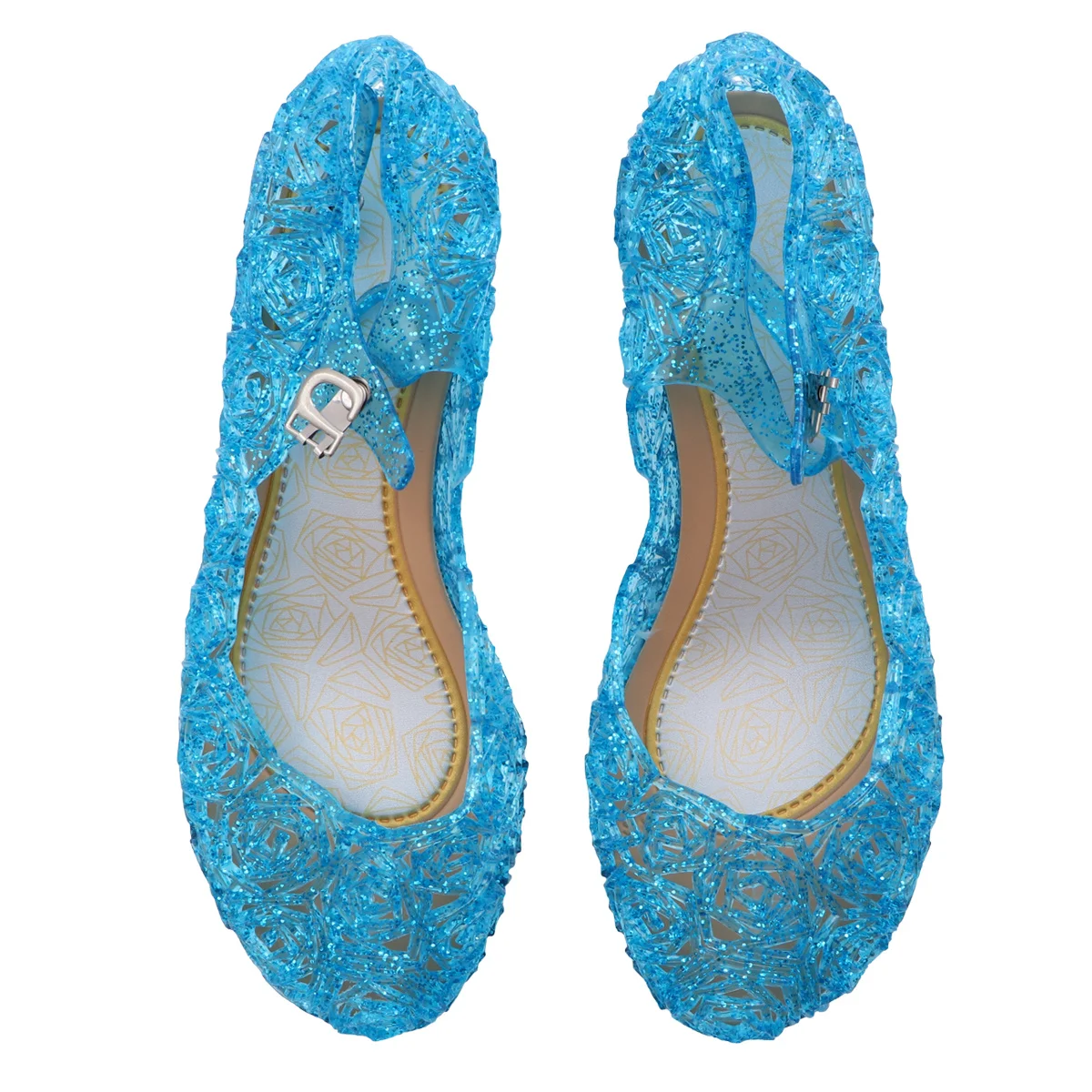 

1 Pair Girls Sandals High Heel Jelly Colorful Durable Comfortable For Party Festival Wear Match Tutu Dress Birthday Gift Size 36