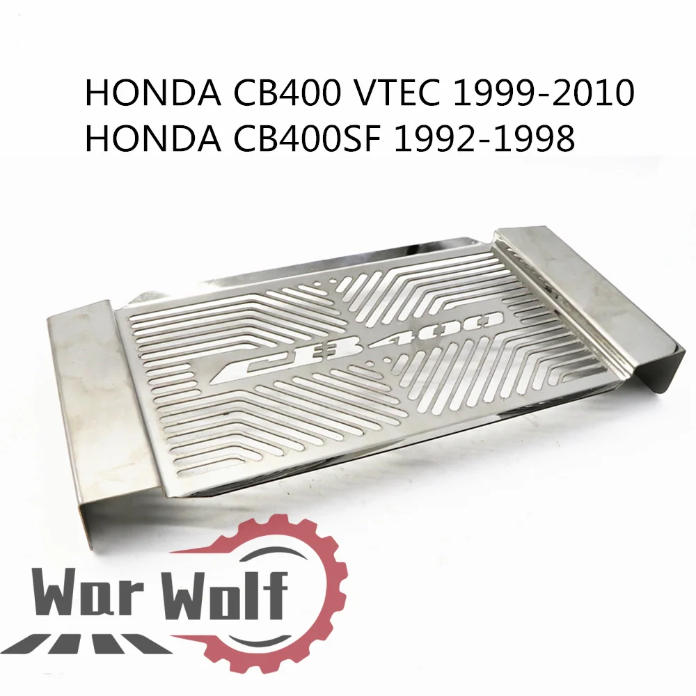 For HONDA CB400 VTEC 1‑5 Gen 1999‑2014 Motorcycle Modified Accessories Stainless Steel Radiator Guard Grille Protector Cover