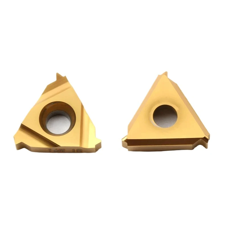 

10pcs Deskar 16er 8/10/11/12/14/16/18/19/20w Ldc Carbide Threading Blade Lathe Turning Tool Cutter For P.m.k