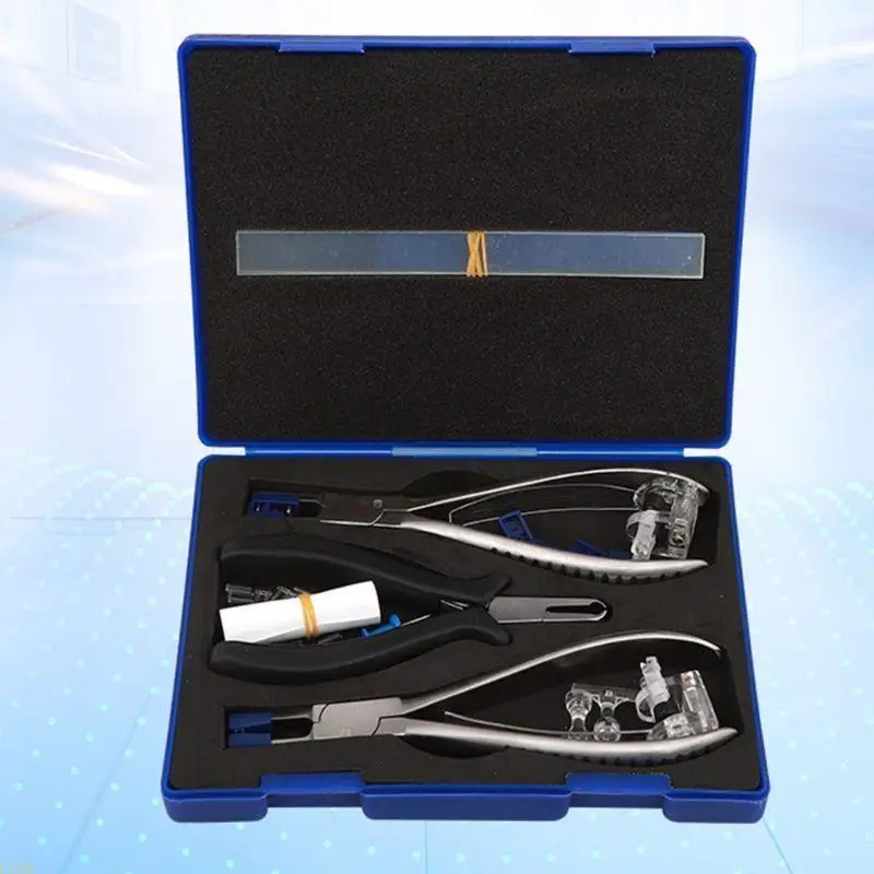 U13A Langlebige professionelle Brille Zieh -Set -Brillen Rahmen Optische Werkzeuge Reparatur Handeinstellungszange Multi – Detail 1