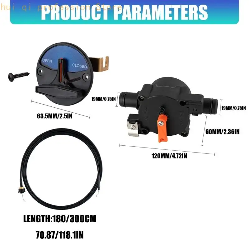 Livewell-Wasserkontrollsystem für Boote mit kabelgebundenem Bedienfeld für die Bootspflege H8WE – Detail 6