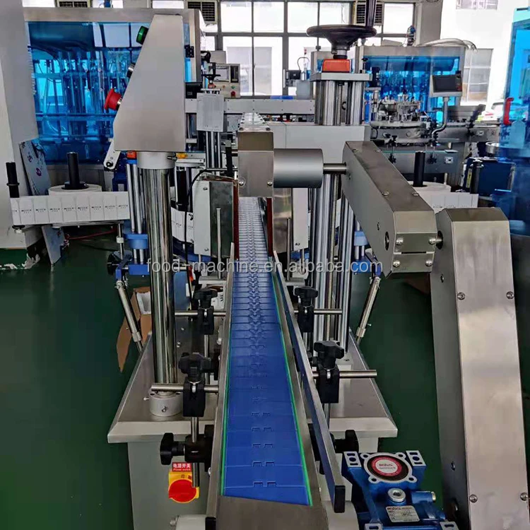 الصناعية التلقائي شقة منظف الغسيل زيوت التشحيم زجاجة عطر علب آلة وضع العلامات على الوجهين #6