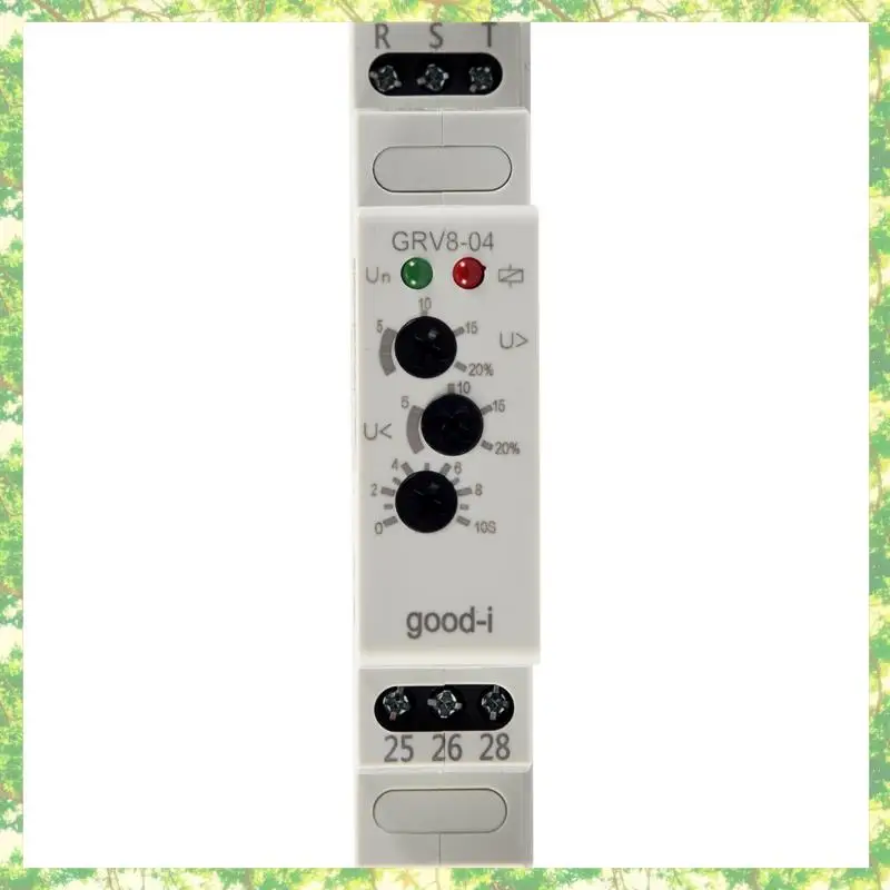 Smart-GRV8-04 M460 Relé de monitoreo de voltaje trifásico Secuencia de fase Protección contra fallos de fase Relé de control de voltaje