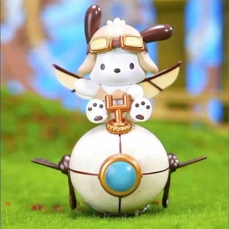 Figuras de la serie steampunk de la familia Sanrio, caja ciega, juego moderno, adornos kulomi, regalos periféricos