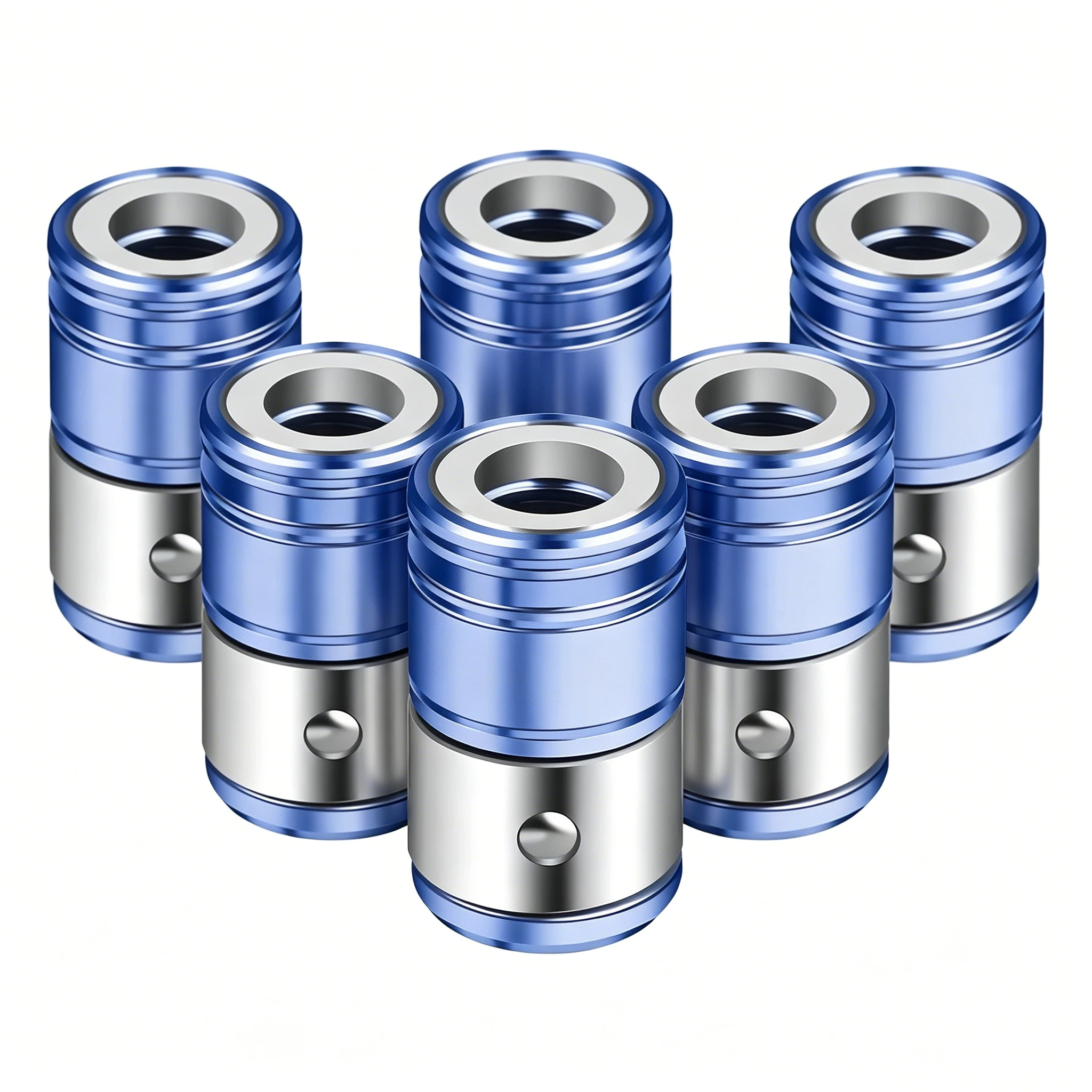 1/4 Inch 6.35mm Strong Magnetic Screw Ring For Screwdriver Bit Alloy Anti Slip Magnetic Bit Holder Power Drill Tool Accessories