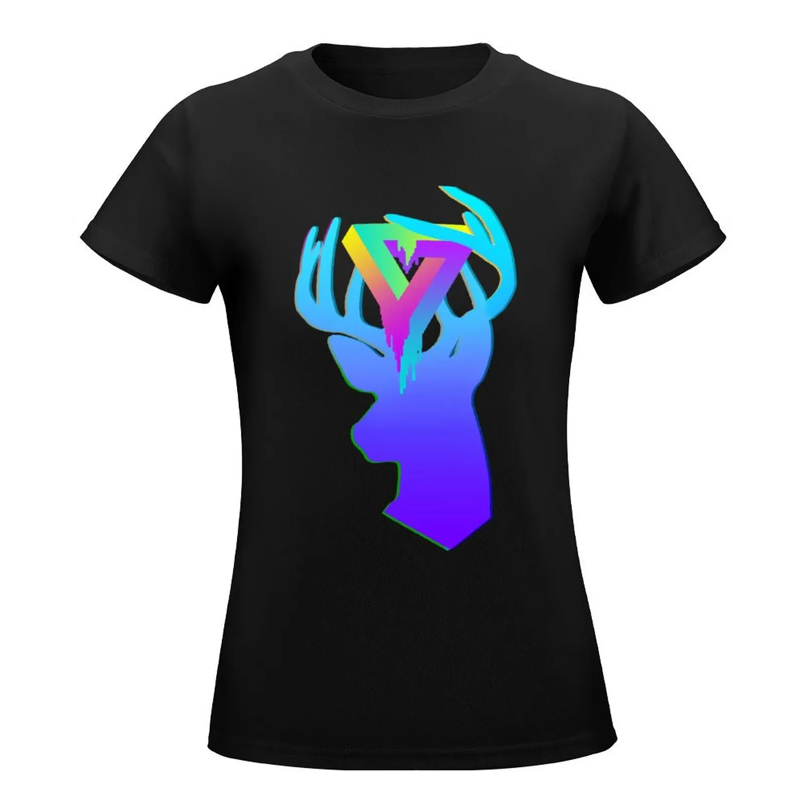 Acrylic Deer - Ode to Neon T-Shirt korean fashion kawaii clothes vintage clothes clothes for woman