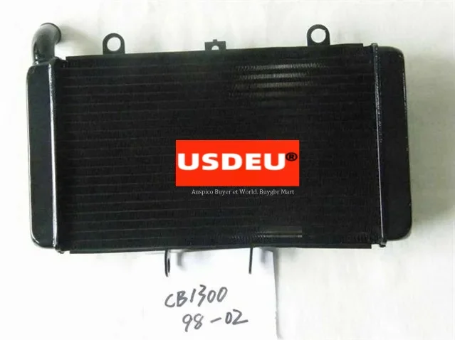 USDEU Motorcycle Aluminium Cooling Cooler Engine Radiator FOR Honda CB1300 X-4 CB 1300 X-4 1998-2003