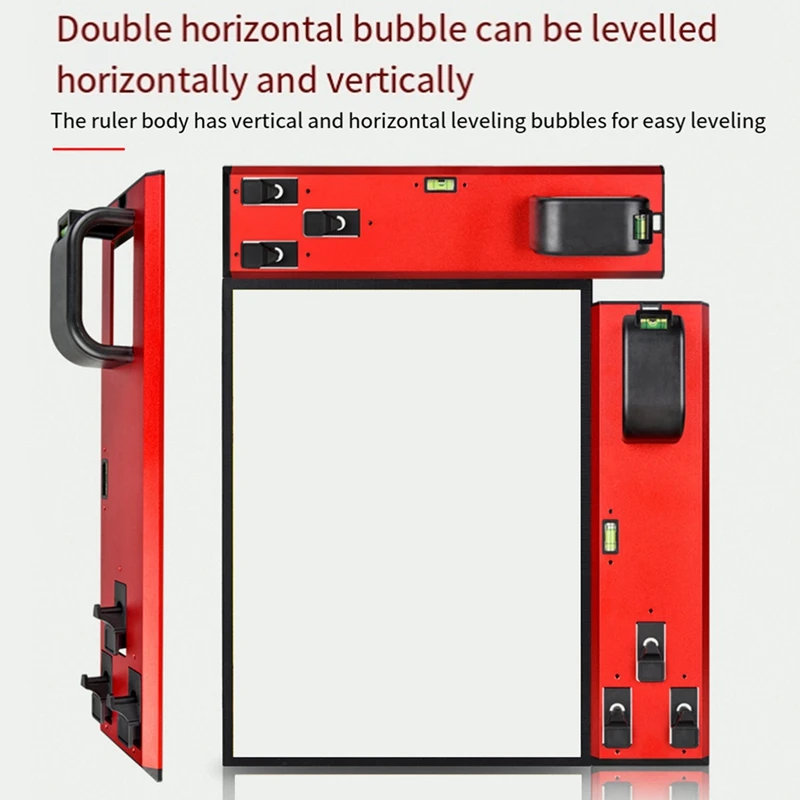 Multi-Functional Poster Universal Level Installation Instrument With Multi-Size Poster Nails