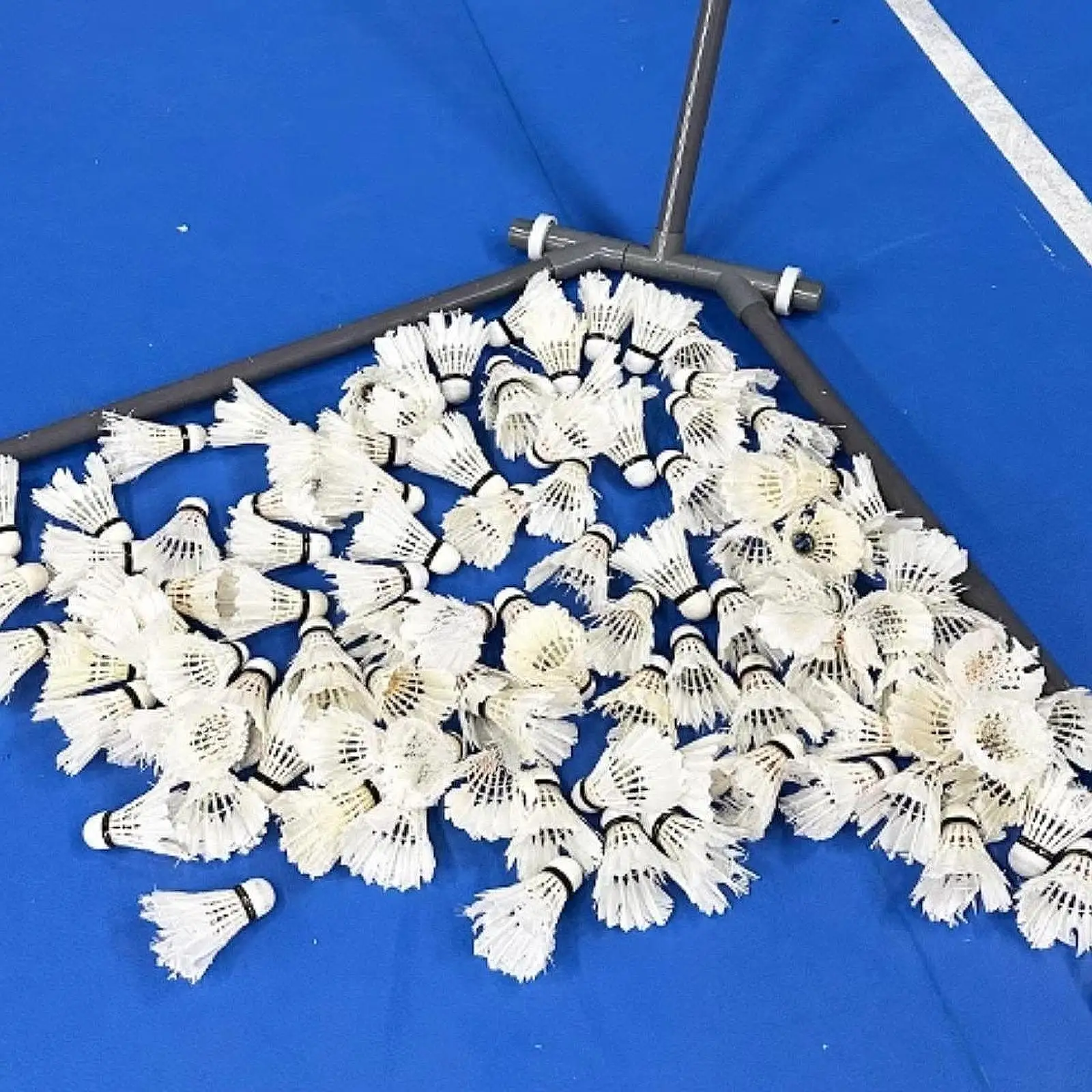 

Badminton Shuttlecock Collector Gatherer Table Tennis Collector Double Sides Sweeping Machine Sweeper for Outdoor Backyard