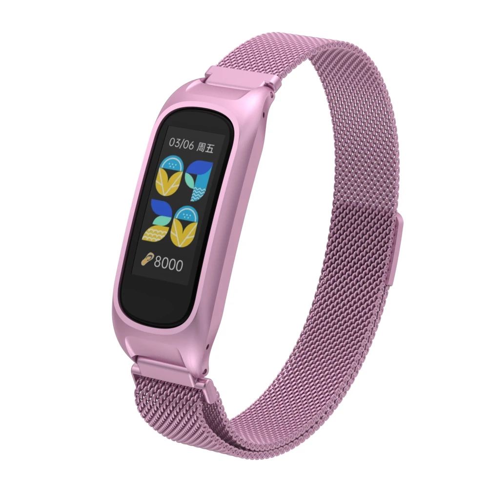 Correa de reloj Milanese Loop de acero inoxidable para OPPO Band, pulsera eva