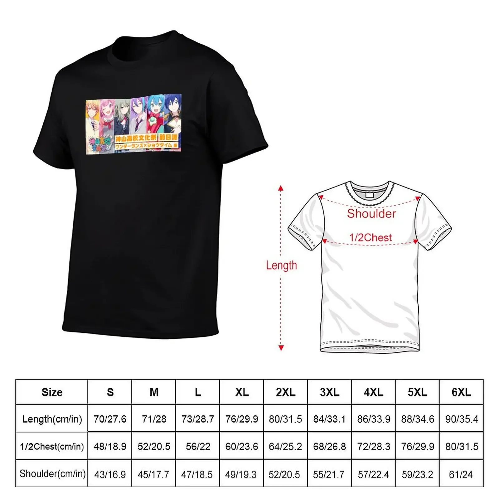 Wonderlands x Showtime T-Shirt blue archive basketball graphic tees sublime man t shirt Short sleeve tee men