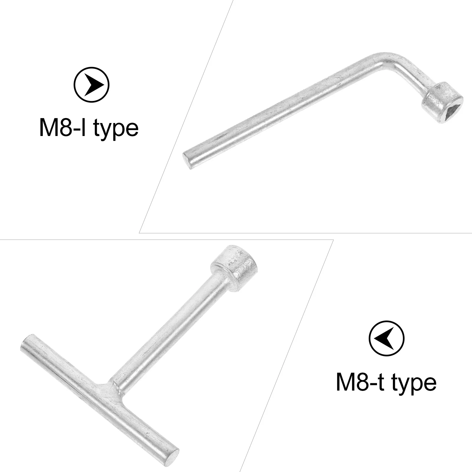 

2pcs Triangle Head Anti- Screw Wrench Stainless Steel Security Bolt Removal Special Spanners For Lamp Street Light