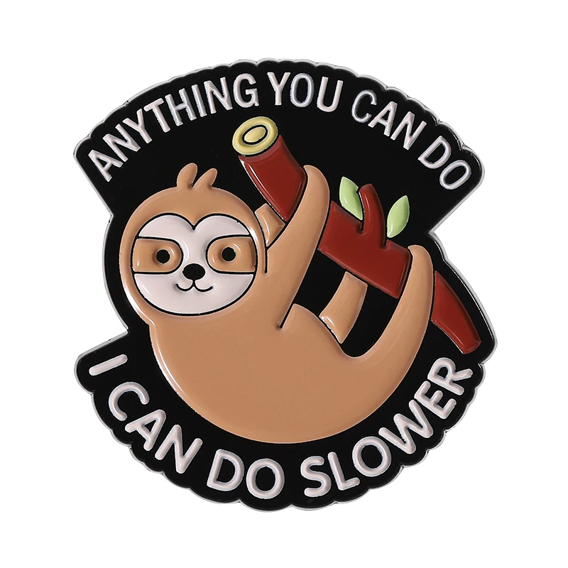 Racoon Opossum Enamel Pins Red Panda Sloth Capybara Bear Trash Baby Brooch Lapel Badges Cartoon Animal Jewelry Gift for Friends