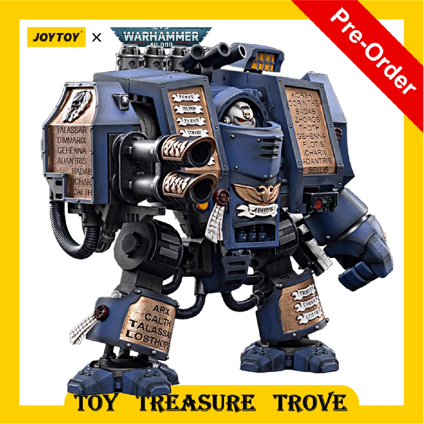 

[PRE ORDER] JOYTOY Warhammer 40k 1/18 Action Figures Mecha Venerable Dreadnought Anime Model Toy