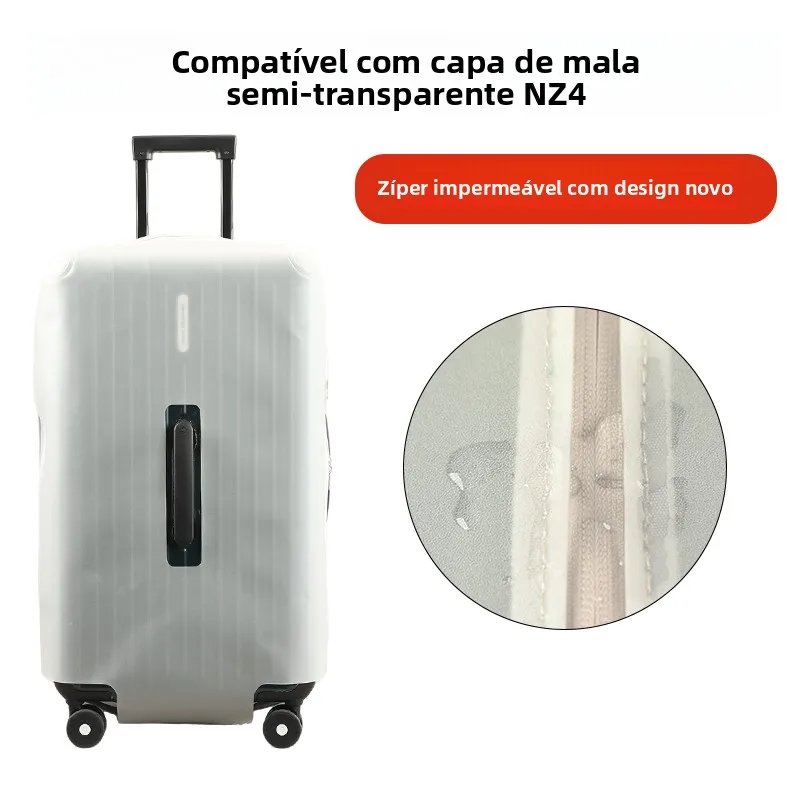 サムnz4半透明tpu製荷物カバー耐摩耗性トラベルスーツケース防塵カバー27インチ取り外し可能な保護バッグ