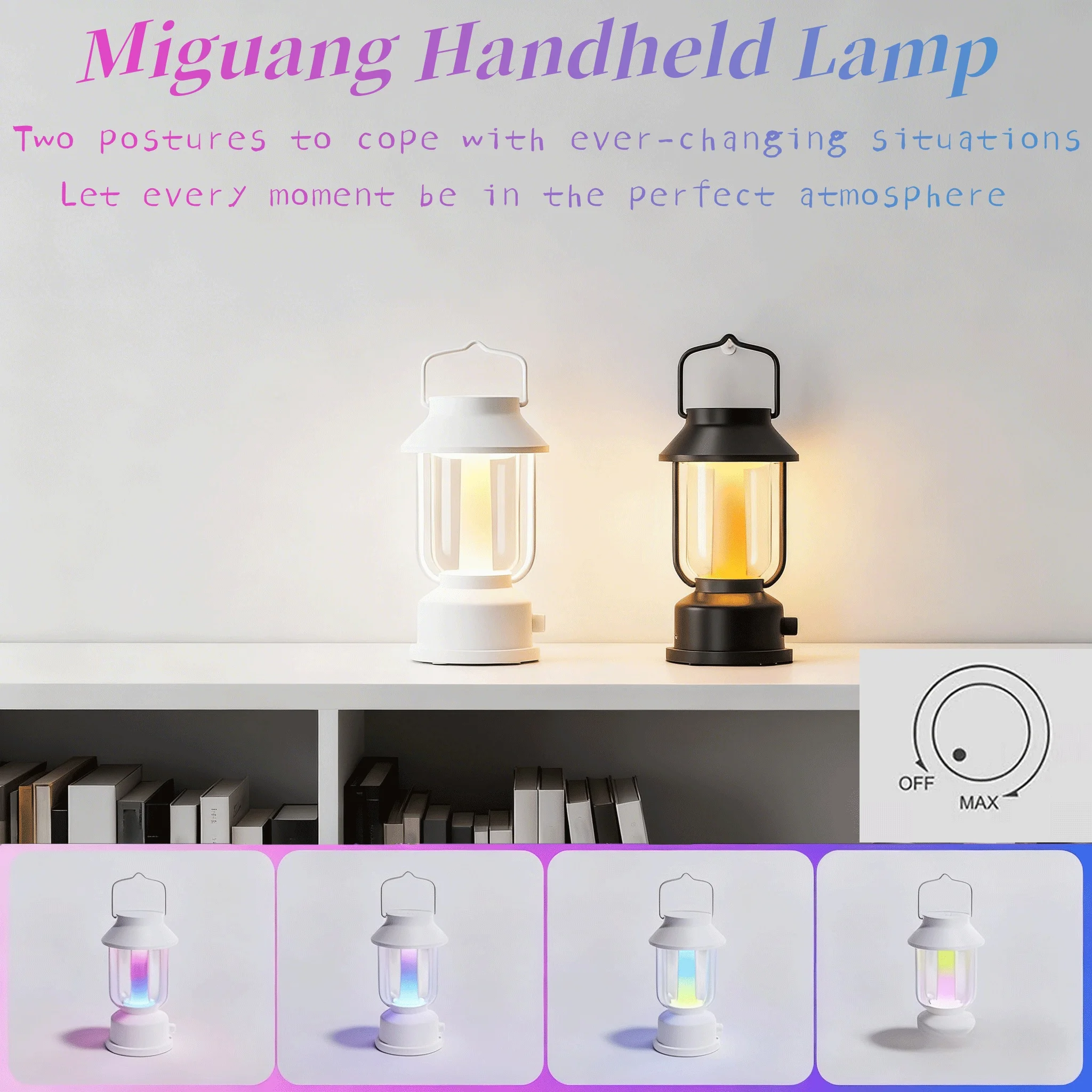 

Ручной светильник для наружной атмосферы, настольное освещение с питанием от USB, регулируемый подвесной декоративный светильник/теплый светодиодный светильник