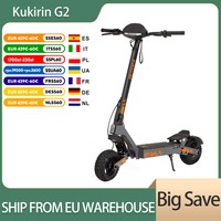 Kukirin G2 Foldable Electric Scooter, 800W Motor, 48V 15Ah Battery, 10\