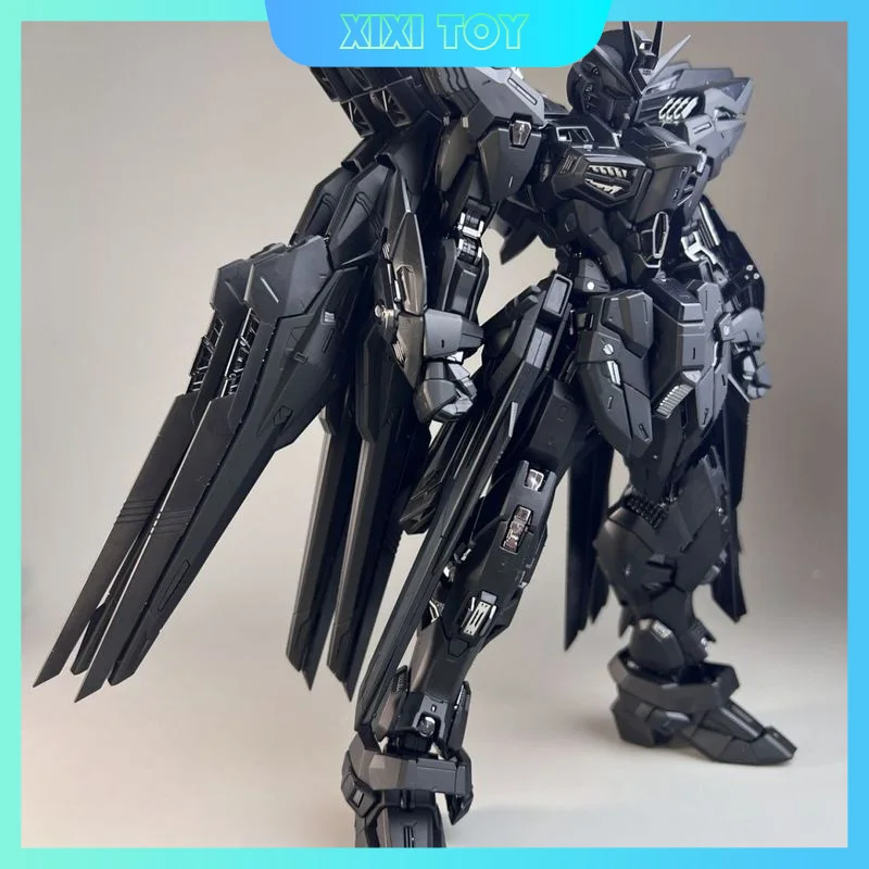 PIANXIN Model Mg 1/100 Mgex Strike Freedom Midnight Coating Assembly Model Kits Anime Robot Desktop Decorations Kids Gift