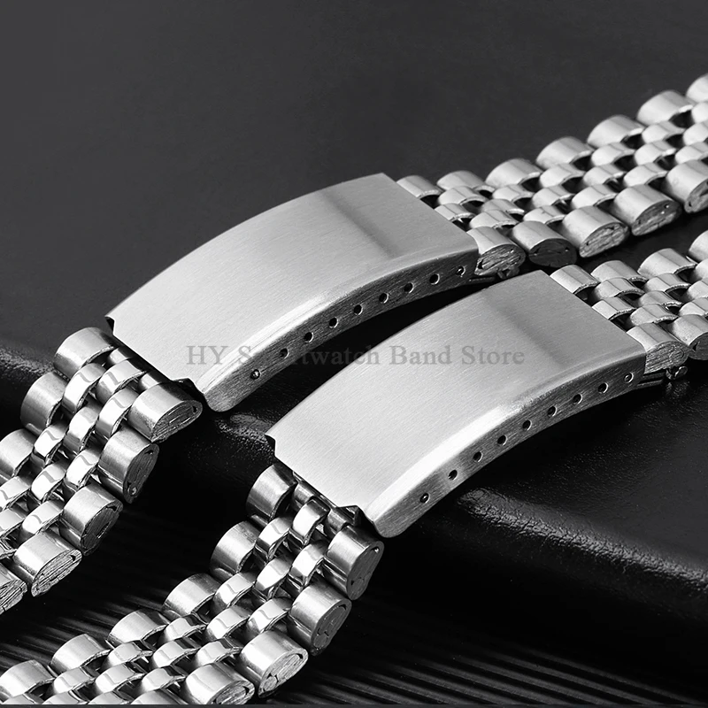 Stainless Steel Watch Strap for Seiko for Omega for Rolex Sport WristBand Replacement Men Bracelet 12mm 14mm 16mm 18mm 20mm 22mm