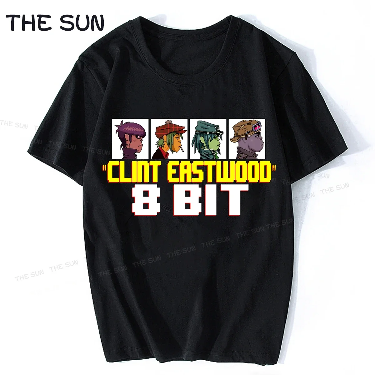 Gorillaz Rock Women Modern Music Graffiti OcottonT Shirt for Men Vintage T Shirt Graphic T Shirts