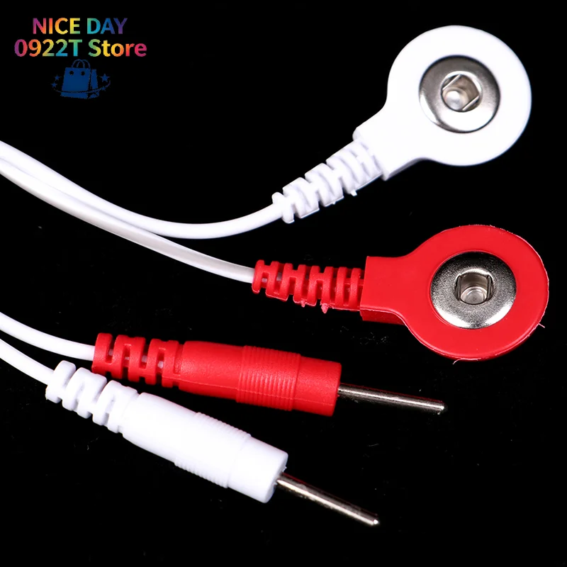 1.5/1.8M 2.35mm DC Replacement Jack Electrode Lead Wires TENS Unit Connector Cables For Muscle Stimulator@#X