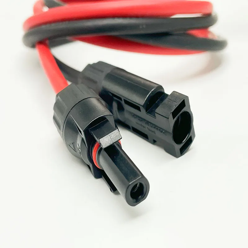 Solar Extension Cable 1.5/2.5/4/6mm² 16/14/12/10AWG with Male and Female Connectors for Solar Panels or Solar Controllers