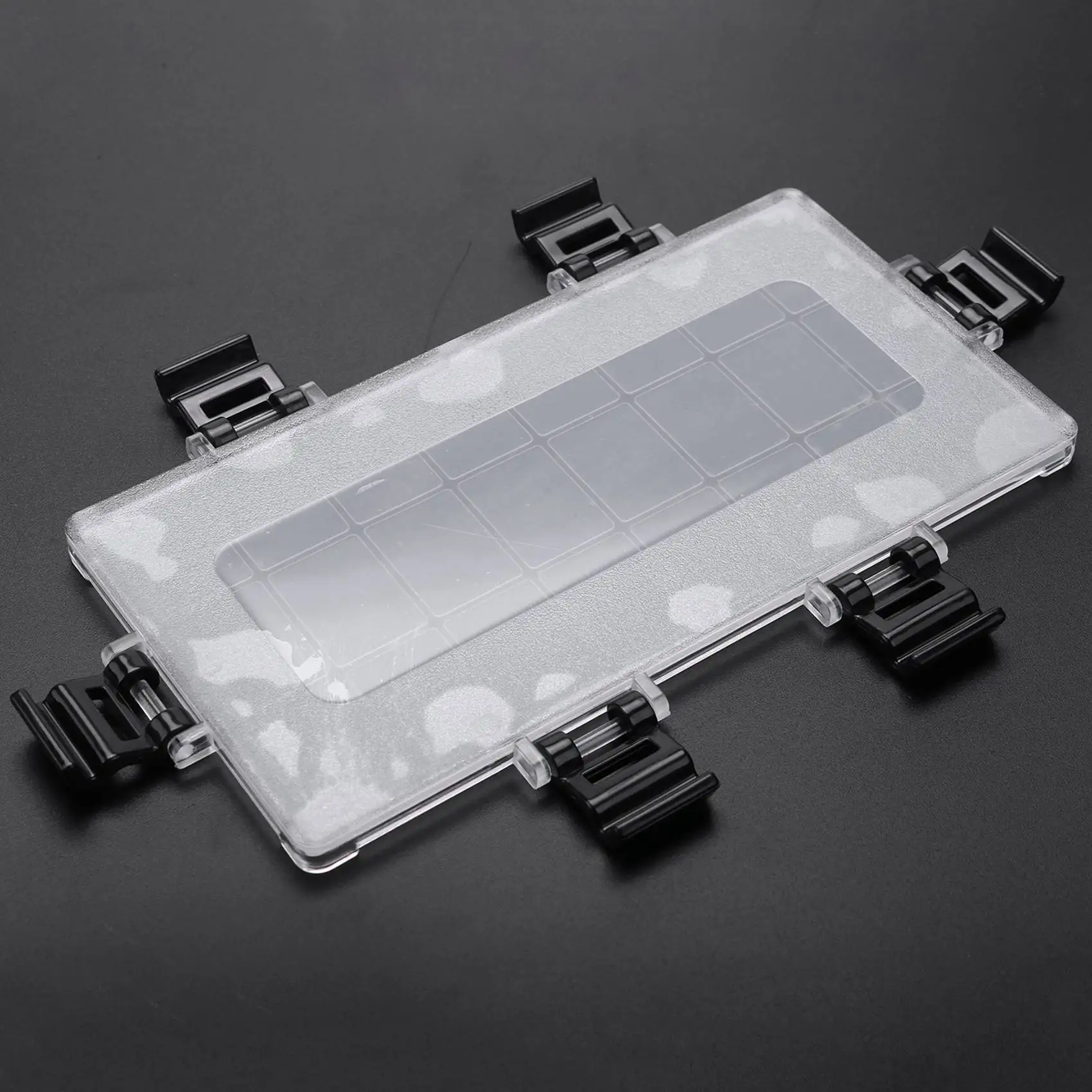 2X 24-Well Airtight Leak Watercolor Paint Palette Box For Watercolors Half Pans, Acrylic, Gouache And Oil Paint