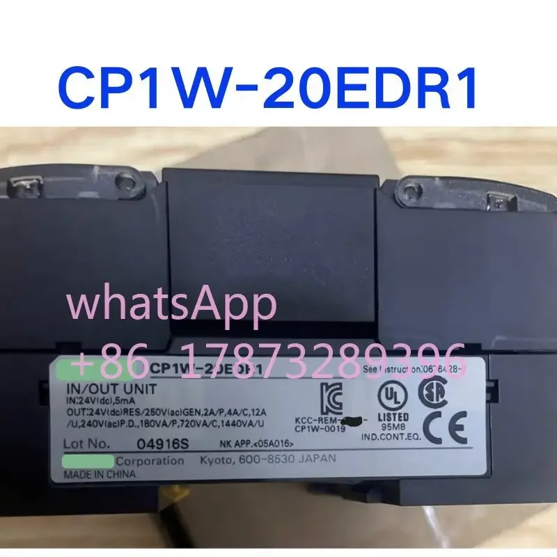 

certified productsUsed PLC module CP1W-20EDR1 tested OK, function intact