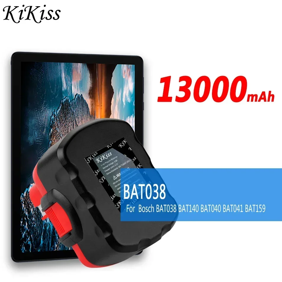 

Мощный аккумулятор KiKiss для Bosch BAT038 BAT140 BAT040 BAT041 BAT159 2607335275 2607335533 2607335534 2607335711 2607335465