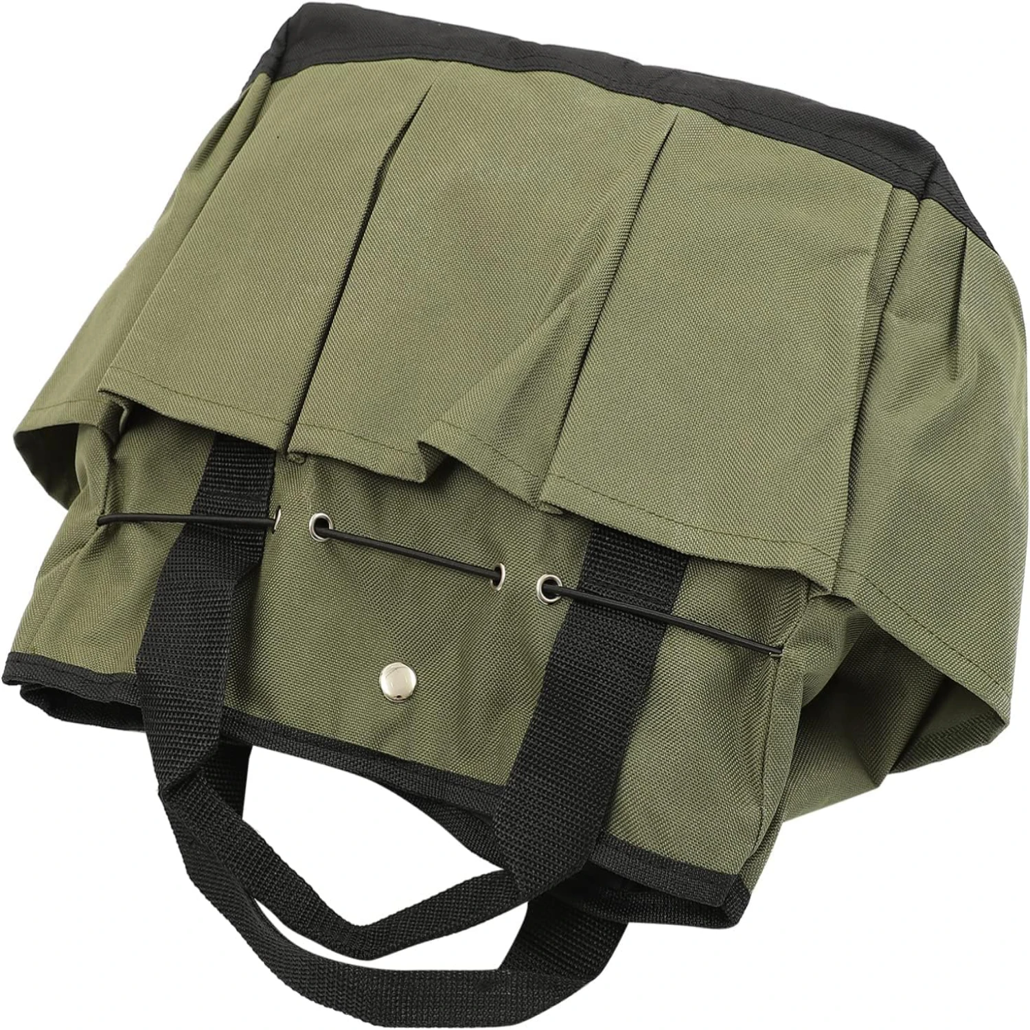

Sturdy Heavy-Duty Canvas Garden Buggy Bag Tote with Tool Pouch for Tools, Durable Holder for Hand Tools, Shovel Slot Included