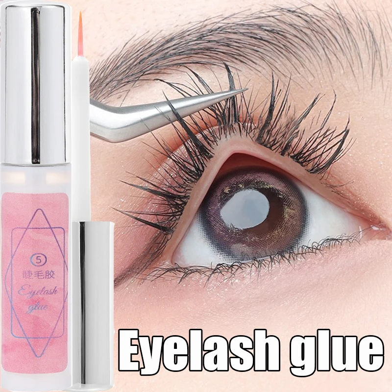 Fast Dry False Eyelashes Glue Clear Waterproof Professional Eyelash Extension Glue False Eyelashes Makeup Adhesive Cosmetic Tool