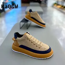 Zapatillas de deporte vulcanizadas para hombre, zapatos deportivos de tenis, sin cordones, mezcla de colores, de buena calidad, calzado informal para caminar y Skateboarding