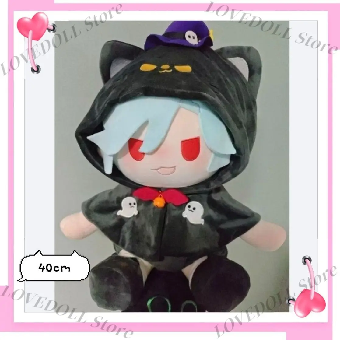 

Game Genshin Impact Il Dottore Anime Cotton Doll Pulsh Cartoon Toy Cute Model Figure Sitting Posture Plushies Decor Gift 40cm
