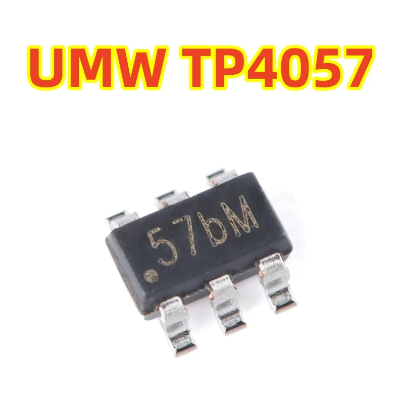 Оригинальный-umw-tp4057-sot-23-6-500-мА-микросхема-управления-питанием-аккумулятора-100-новый-чип