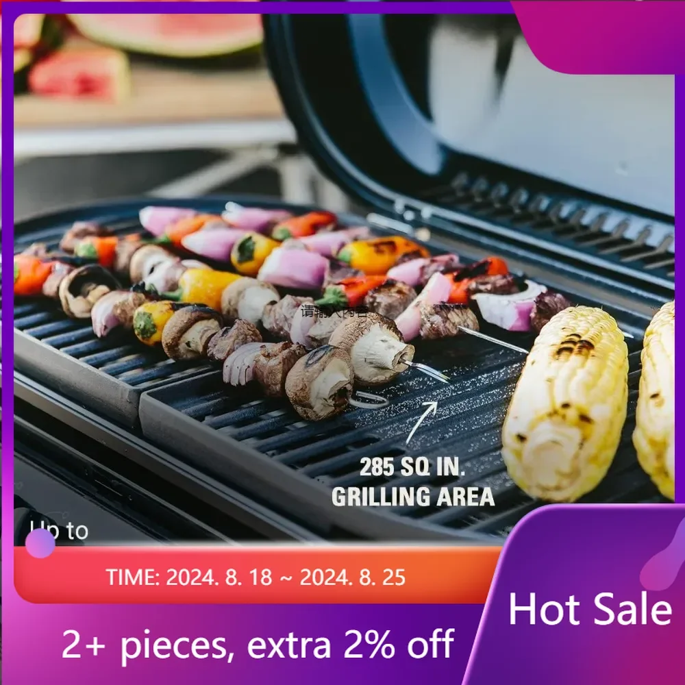 Backyard Outdoors Grill for Bbq Kitchen Utensils Portable Stand-Up Propane Grill Tailgating Parties Patio & More Aerogrill Gas