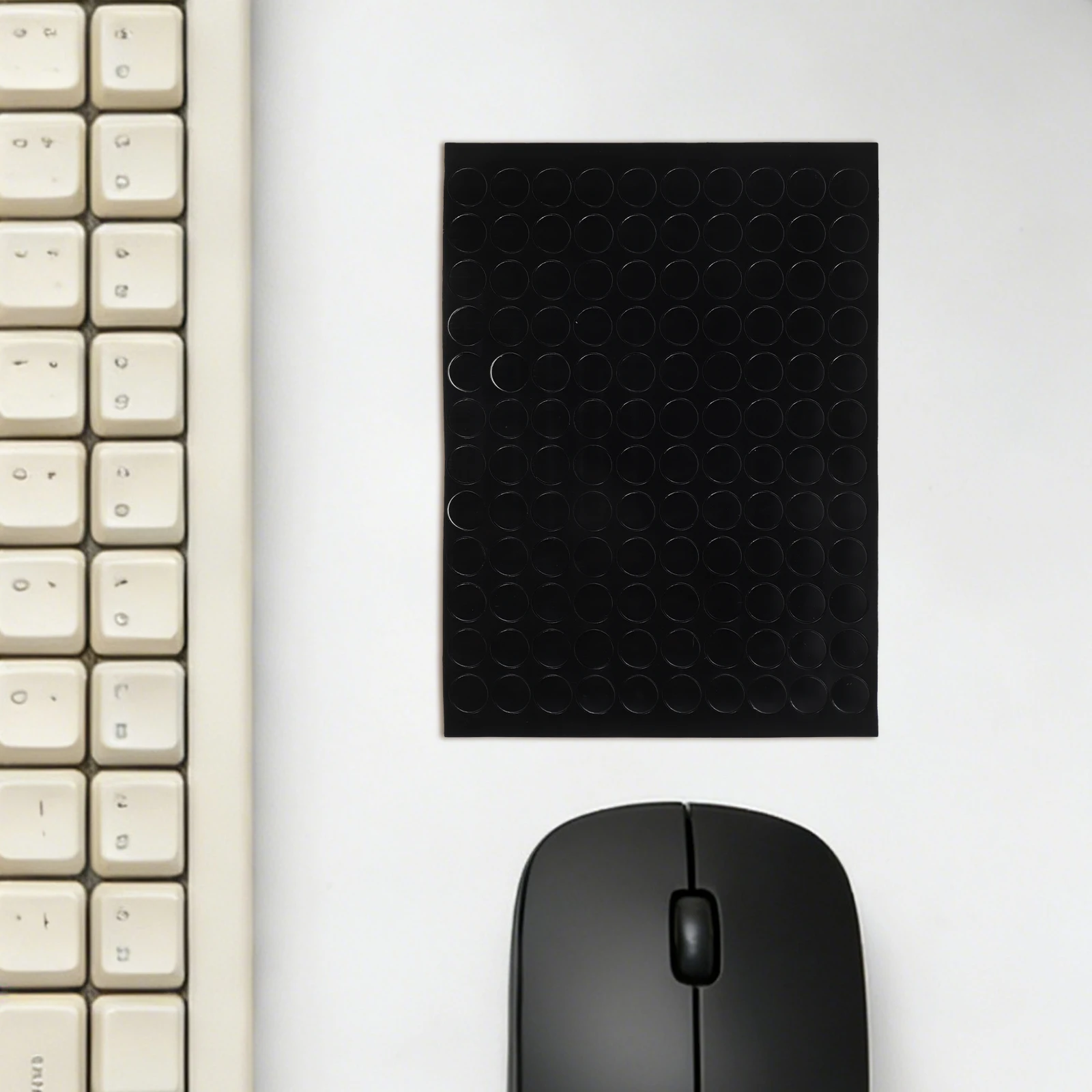 

200Pcs Mouse Skates Pads 6Mm Diameter Dot Feet Stickers for Gaming Mice Fast Installation Universal Fit DIY Upgrade with Low