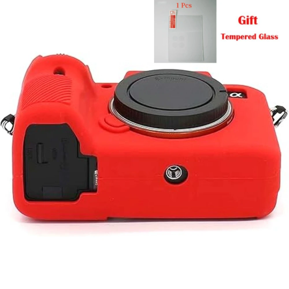

Silicone Case Camera Bag , Accessory Silicone Cover For Sony A7R III Protective Sleeve + free tempered film