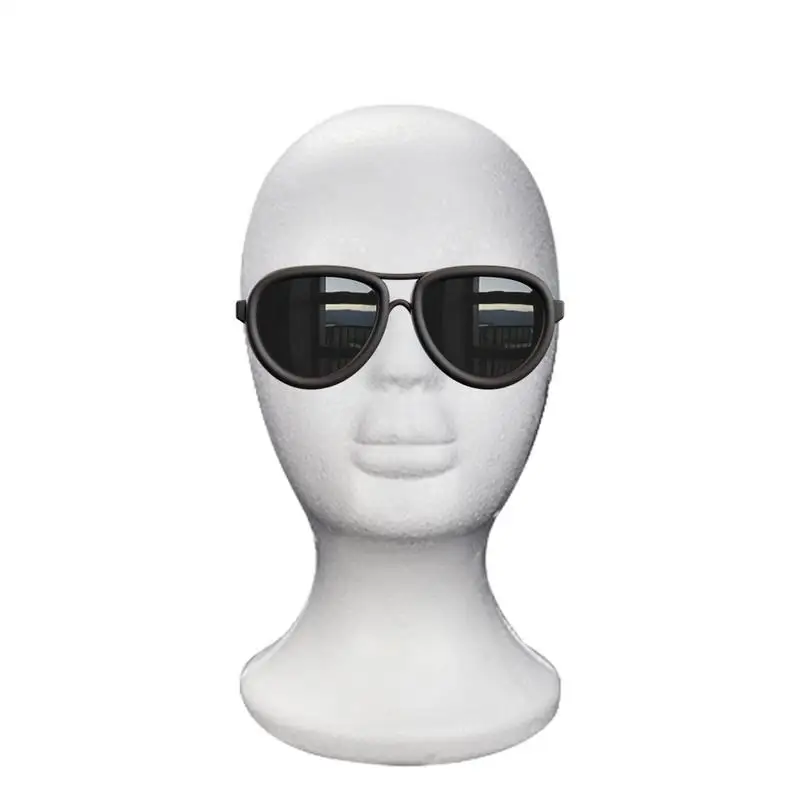 1PC wig mannequin head Female Styrofoam Mannequin Manikin Head Model Foam Wig Hair Glasses Display image 4