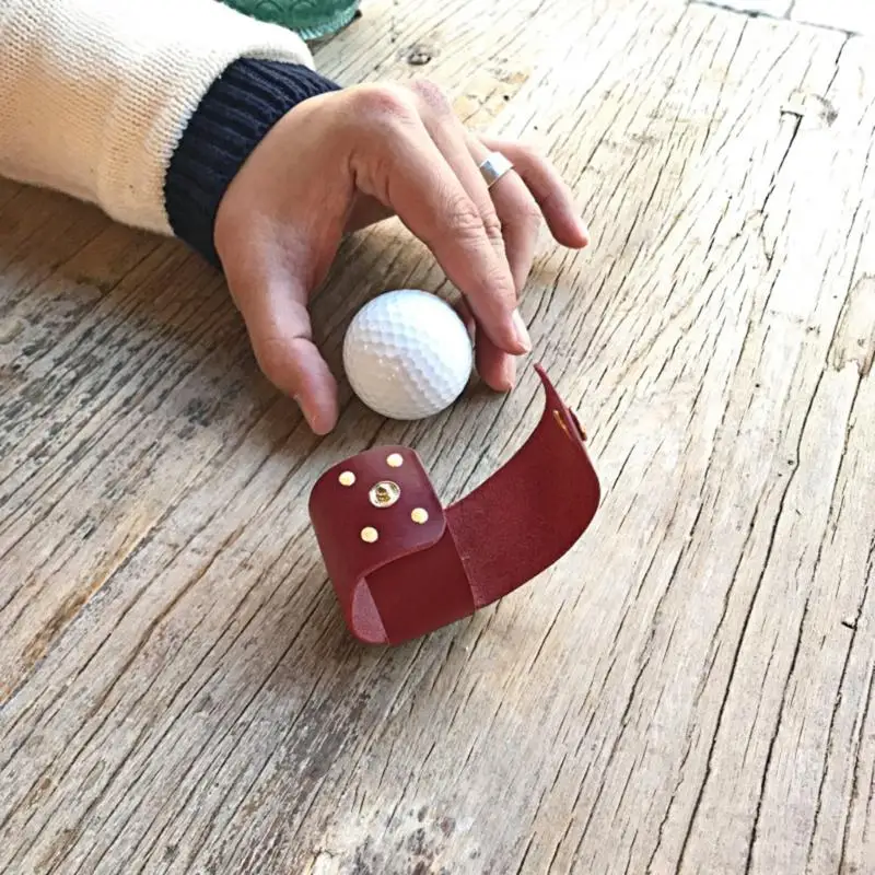 Golf Accessory Case Waist Bag With Hook Light Weight Compact Golf Ball Holder Travel Ball Easy to Carry 24BD
