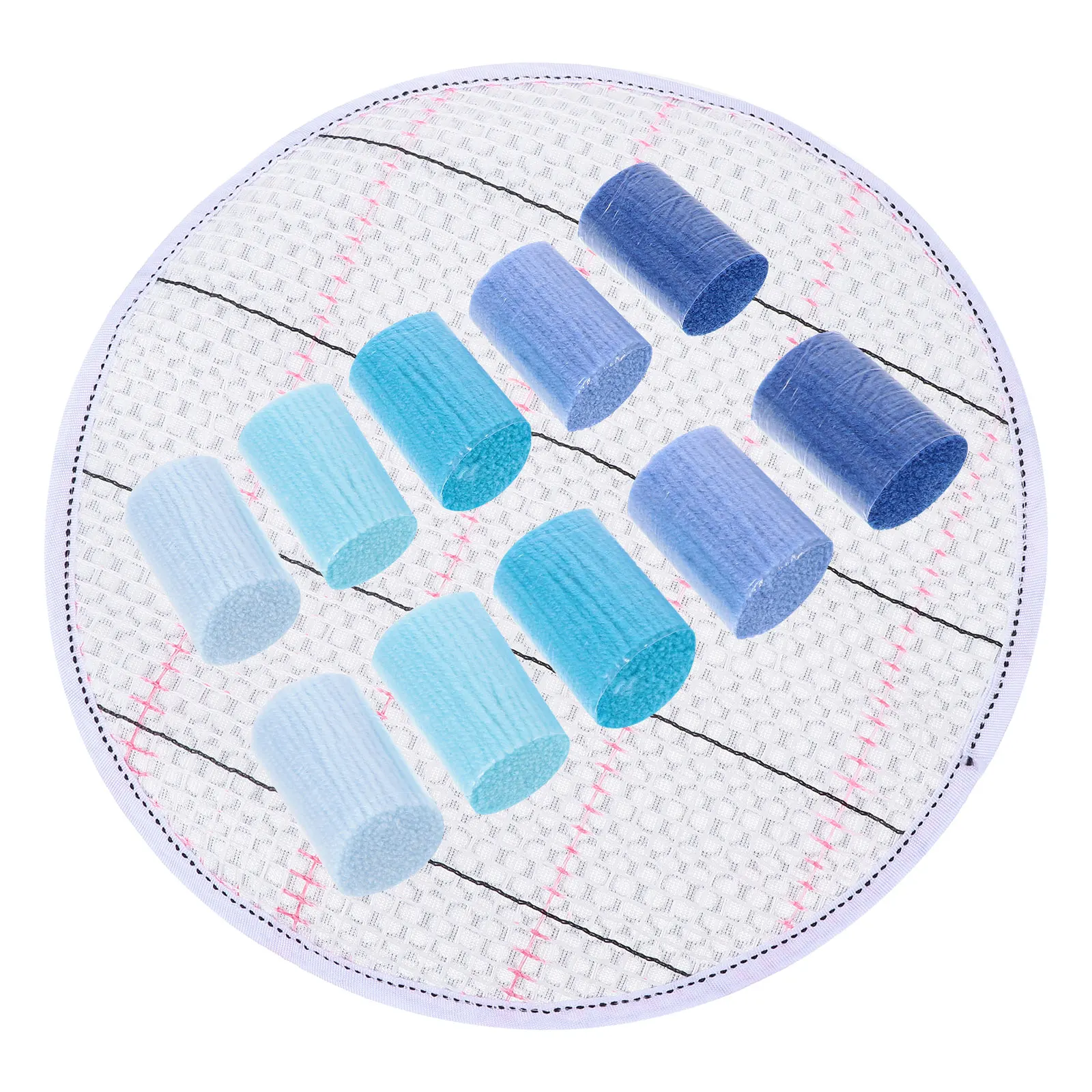 

1 set Acrylic Yarn for Rug Making Dark Blue Thick Wool Knitting Quilting Supplies DIY Craft Project Fiber Material