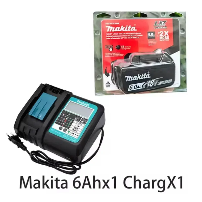

6.0Ah Original Makita 18V Rechargeable Lithium Battery for Makita 18V BL1860B BL1850B BL1840B BL1930B Power Tools
