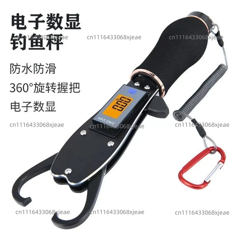 Scale With Built-in Fish Gripper Stainless Steel Multifunctional Portable High-precision Electronic Weighing Clamp