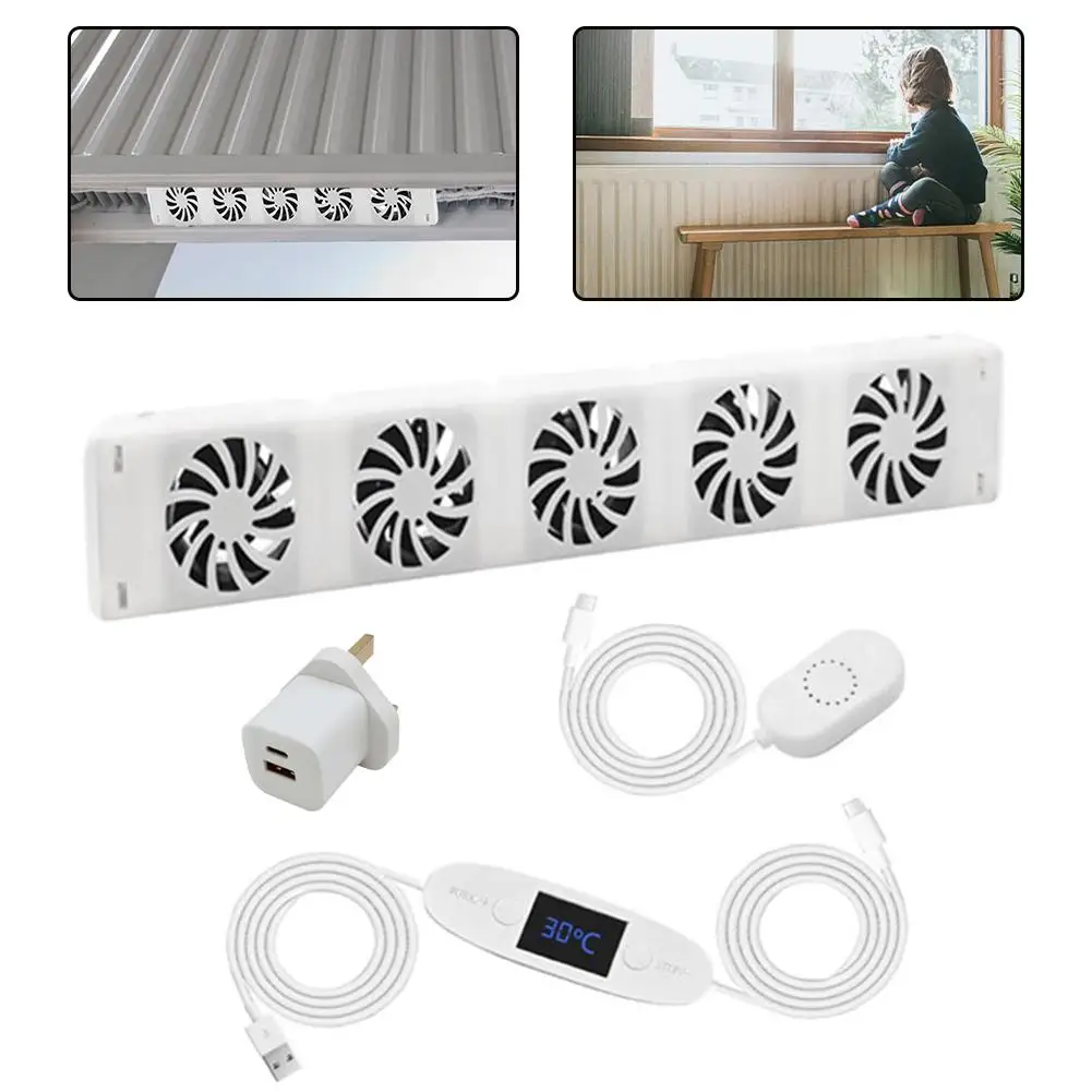 5 Fan Smart Heat Dissipation Fan Save Energy Noise Reduction High-End 470x70x30mm Home Improvement Expansion Valves