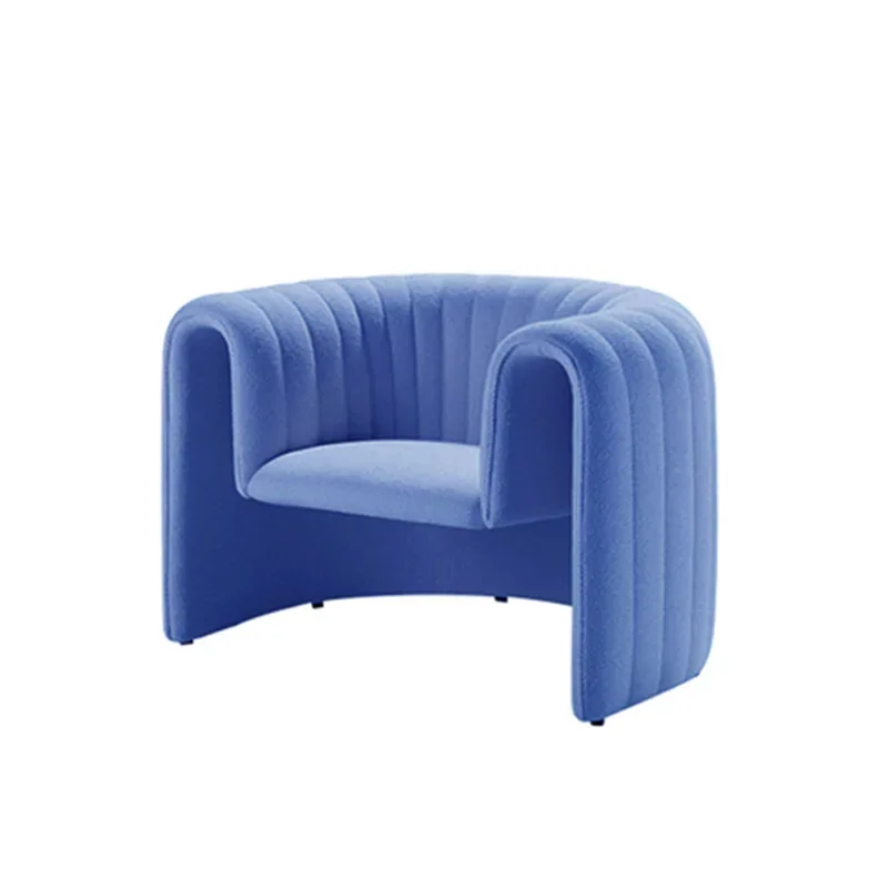 

Studio fabric sofa double chair, Italian designer single chair