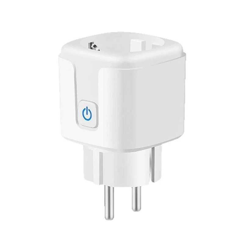 H-W Tuya Wifi Smart Plug 16A EU Socket Featuring Power Monitoring Timing Function Voice Control Via For Alexa Google Home EU