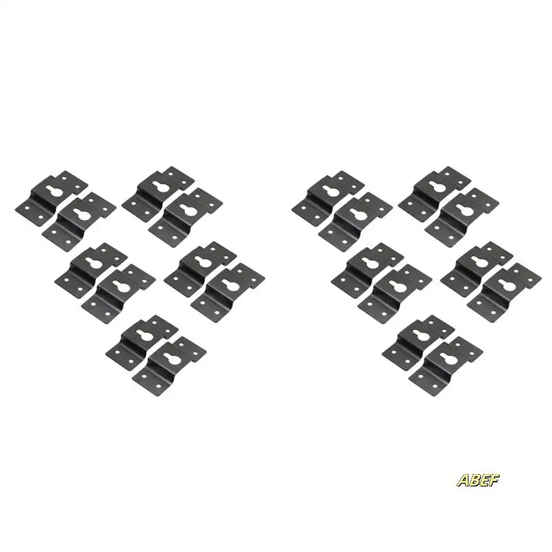20X スピーカーウォールマウントブラケット天井スタンドクランプサラウンドスピーカーリアフックハンガープレートスピーカーアクセサリー用