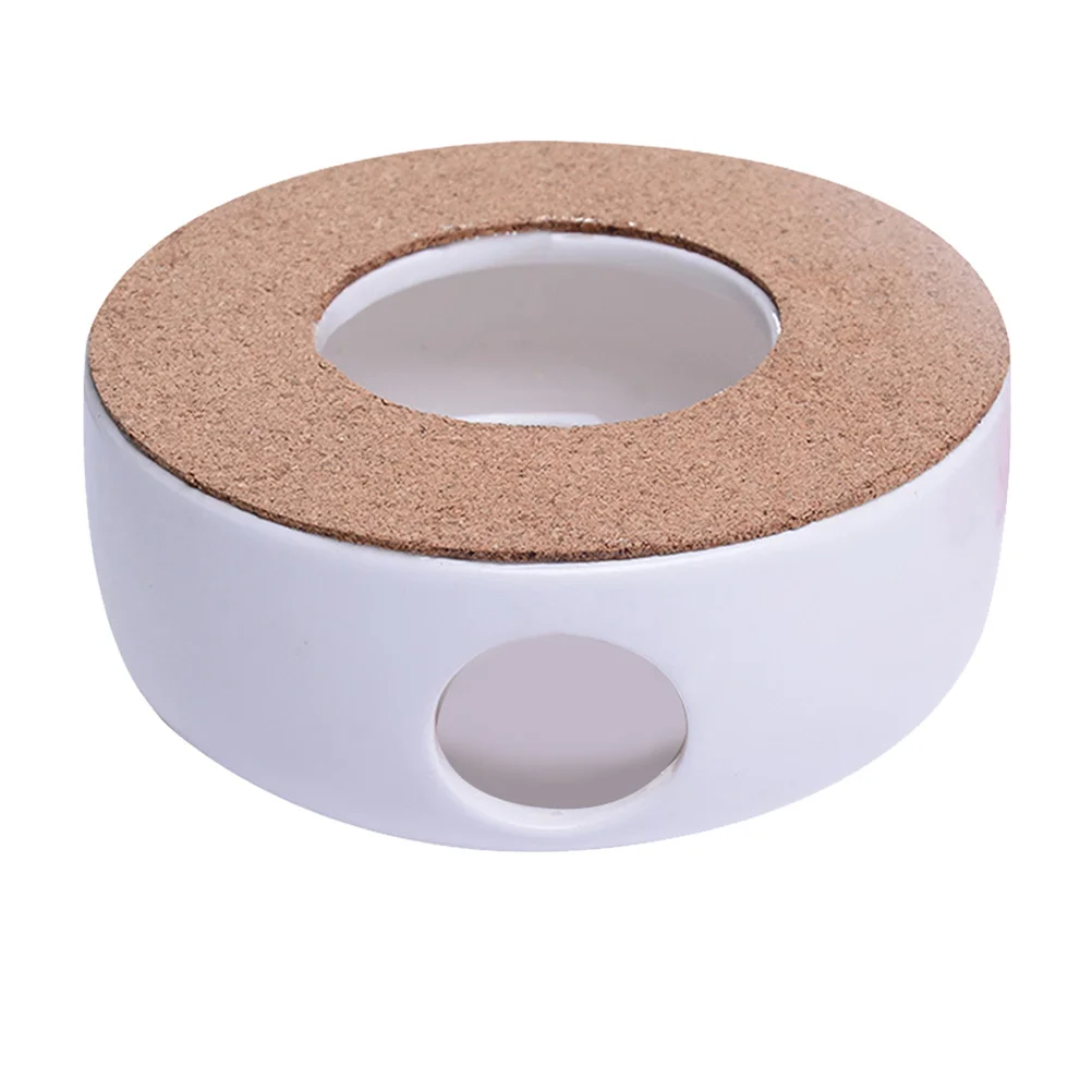 1pc Keramik Halter Runde Vent Design Für Tee Wärmer Milch Heizung Home Office Cafe Decor Küche Bar Zubehör
