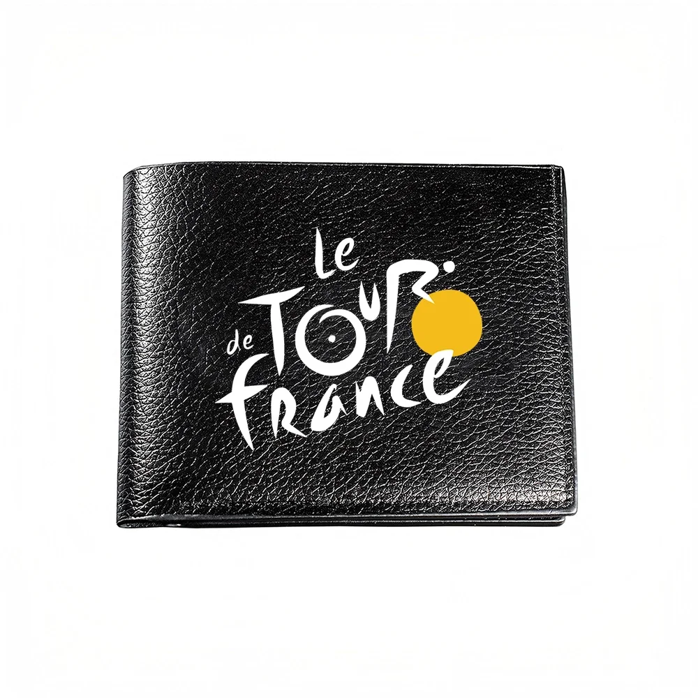 Le Tour De France Logo Men's Wallet Card Holder Casual Business Fashion Print Design Stylish Accessory For Everyday Use