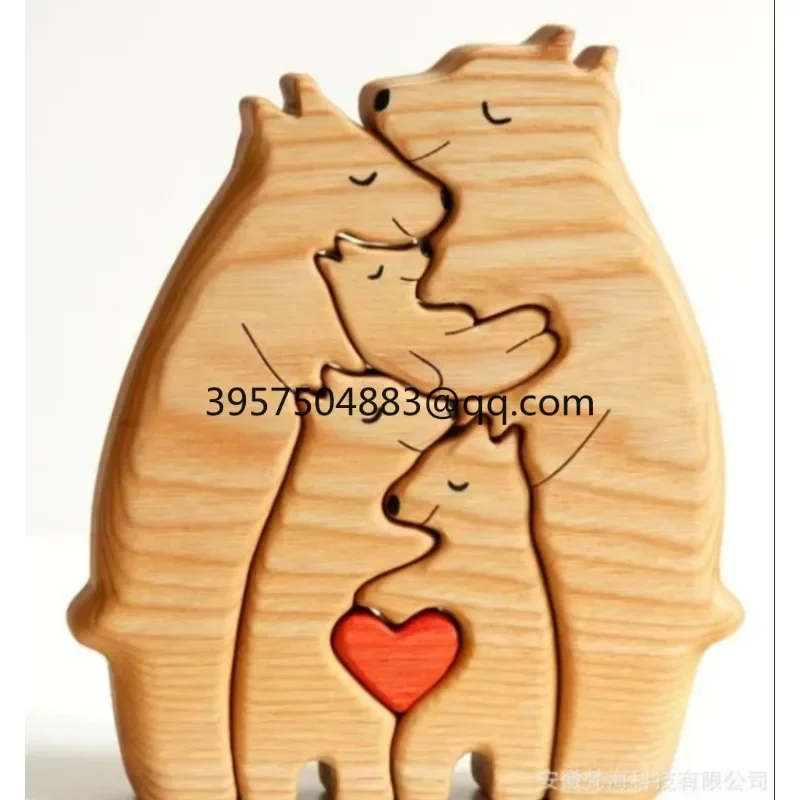 Wooden puzzle handicraft ornament gift gift